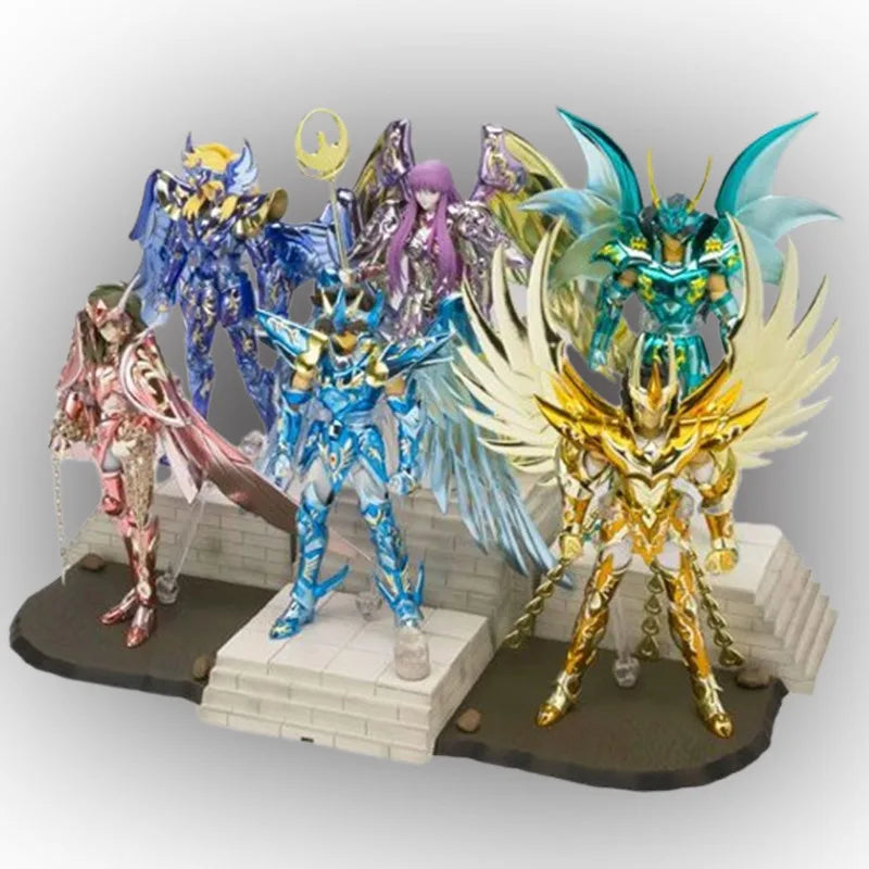 19 cm große Anime-Figur von Saint Seiya – Phoenix Ikki, Hyoga, Seiya und Shiryu zum Sammeln