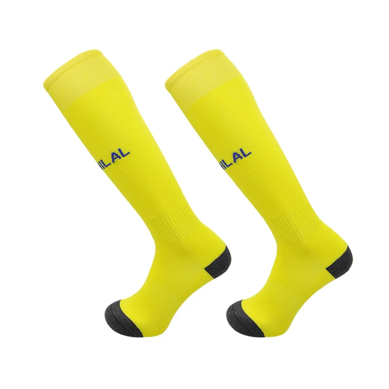 Europäische Fußball-Clubsocken für die Saison 23–24 – Kniehohe Sportsocken für Kinder und Erwachsene