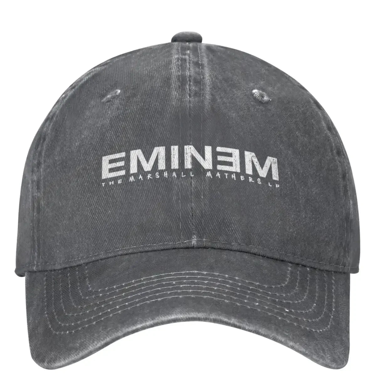 Vintage Eminem „Rap God“ Baseballmütze – Distressed verstellbare Hip Hop Mütze