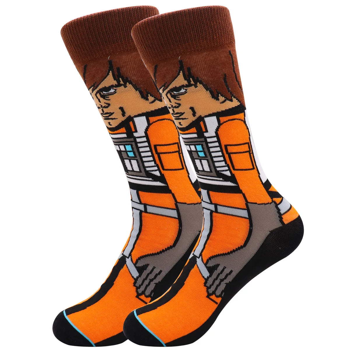 Star Wars Cosplay Socken – Lustige Yoda, R2-D2, Wookiee & Jedi Designs