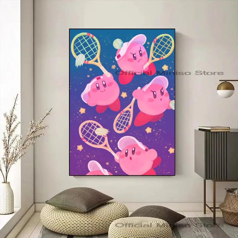 Cartoon Cute K-Kirby Poster Paper Print Art Painting Decoration
