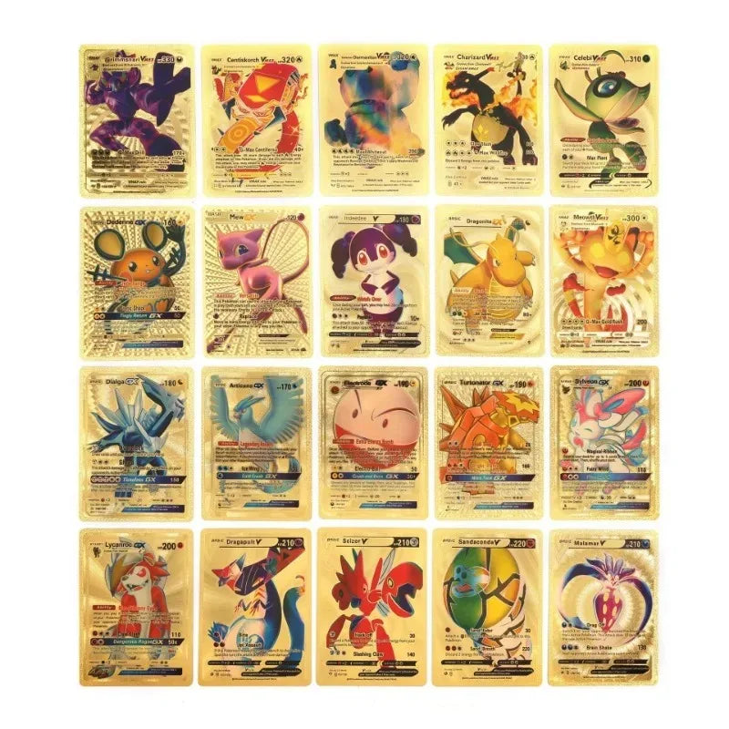 27–110 Stück Pokemon-Karten, Sammelkartenspielzeug