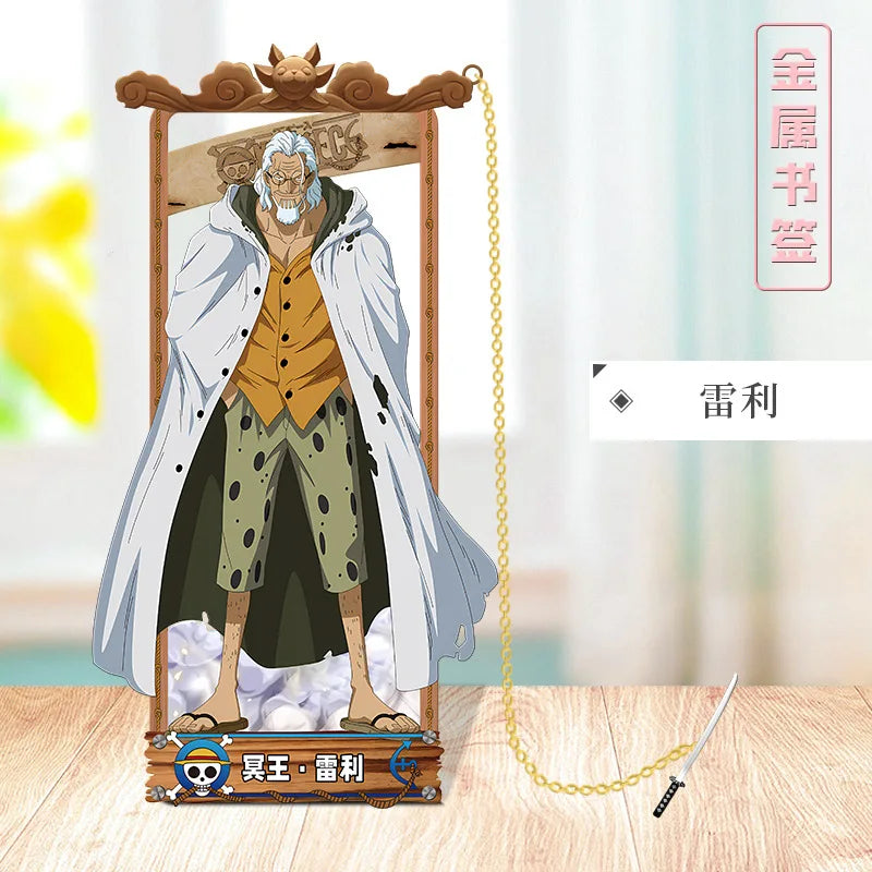 ONE PIECE Metal Bookmarks with Various Cartoon Characters for Cosplay