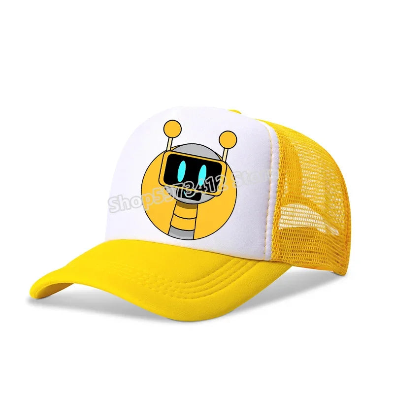 Incredibox Sprunki Kinder-Baseballkappe – Cartoon-Anime, verstellbarer Sonnenhut für Outdoor-Sport und Geburtstagsgeschenke