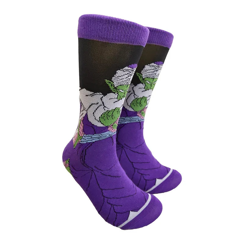Dragon Ball Son Goku Anime Socken Hip Hop Print Skateboard Socken Casual Baumwolle