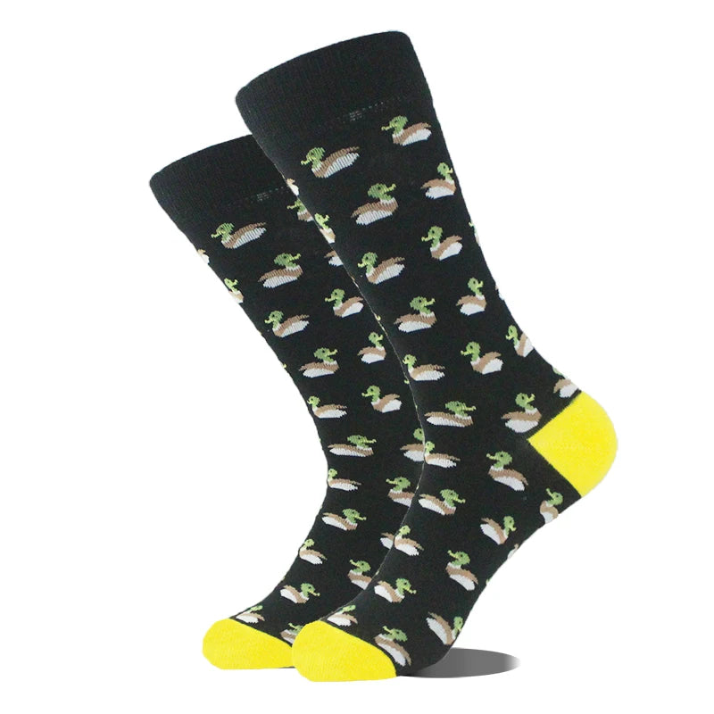 Alien Design Hund Panda Hai Pinguin Frosch Skarpetki Sokken Hip Hop