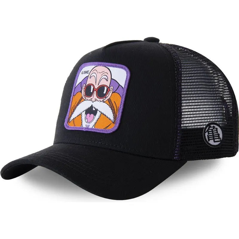 Hochwertige Dragon Ball Z Son Goku Baseballkappe – verstellbare Trucker-Mütze aus Baumwolle für Männer und Frauen
