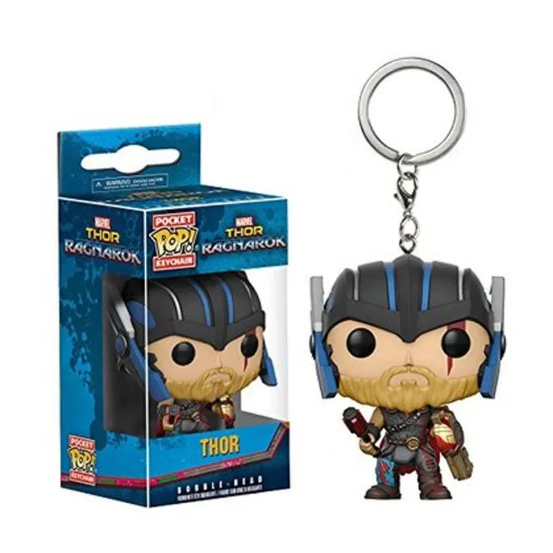 Funko POP Schlüsselanhänger Endgame Captain Venom Deadpool Iron Man Schlüsselanhänger Actionfiguren Spielzeug
