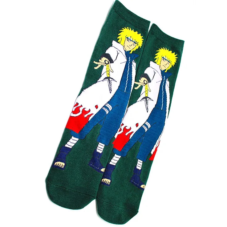 Socken mit Anime-Cartoon-Charakteren für Herren – Cosplay-Skateboard-Stil