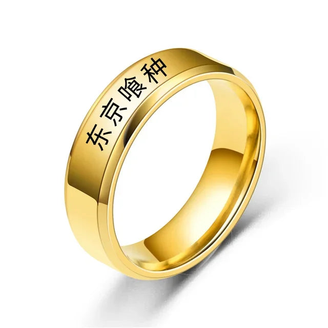 Tokyo Ghoul Ken Kaneki Ring – Trendiger 316L Edelstahlschmuck für Anime-Fans