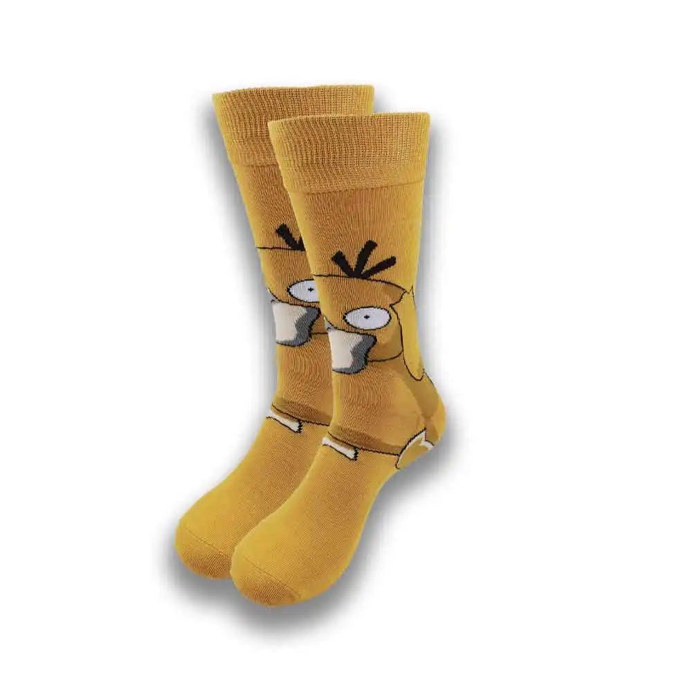 Cartoon-Langsocken – Fröhliche Anime-Crew-Socken mit coolen Street-Fashion-Designs