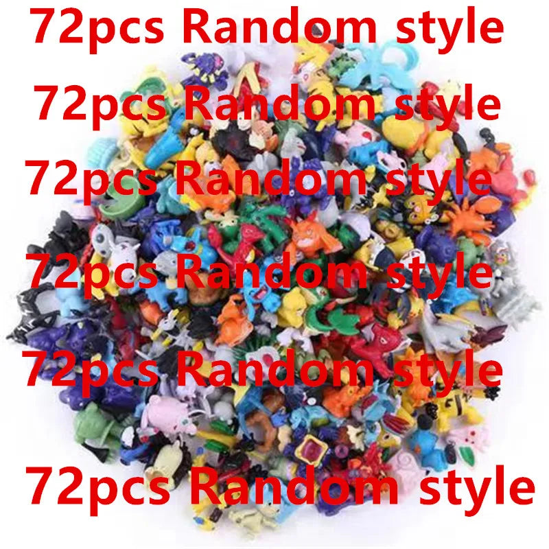 1-144 PCS Pokémon Gift Box – Christmas Action Figure Set with Genuine Pikachu & More Toys for Kids