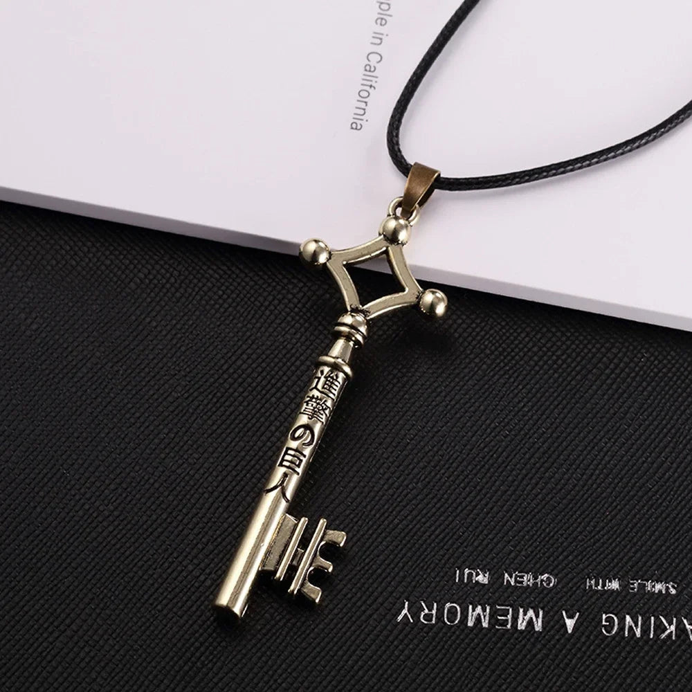 Attack On Titan Halskette Eren Schlüssel Shingeki No Kyojin Anhänger Anime Schmuck