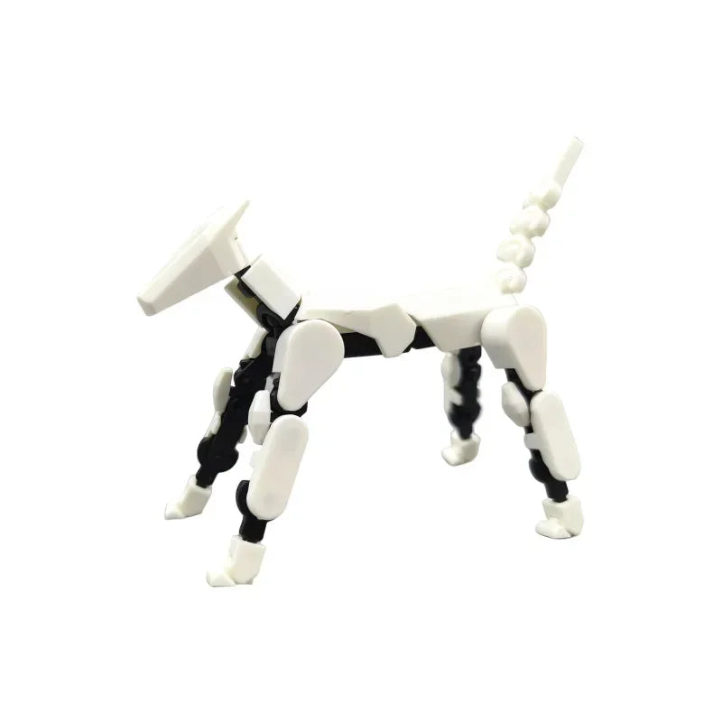 DIY leuchtender T13 Shapeshift-Roboter und Hund – 3D-gedruckte bewegliche Actionfiguren