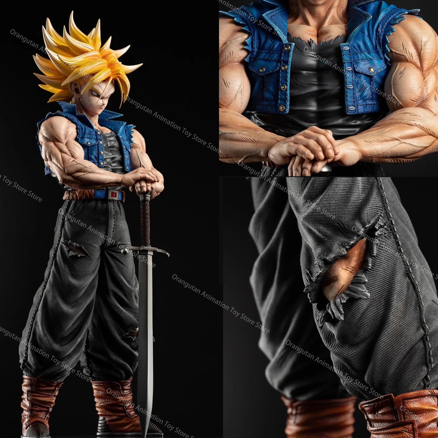 Dragon Ball Z Future Trunks 25CM Actionfigur – PVC Sammlerstatue Modell Spielzeug Geschenk