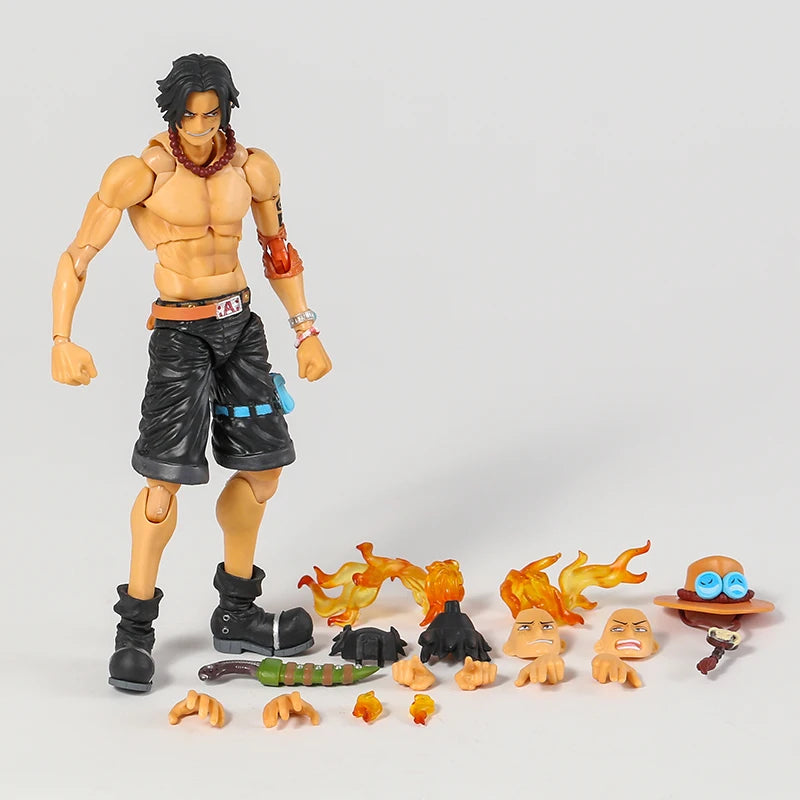 Lot de 8 figurines Shichibukai One Piece – Donquixote Doflamingo, Marshall D. Teach, Dracule Mihawk et Bartholomew - Modèle de jouet à offrir