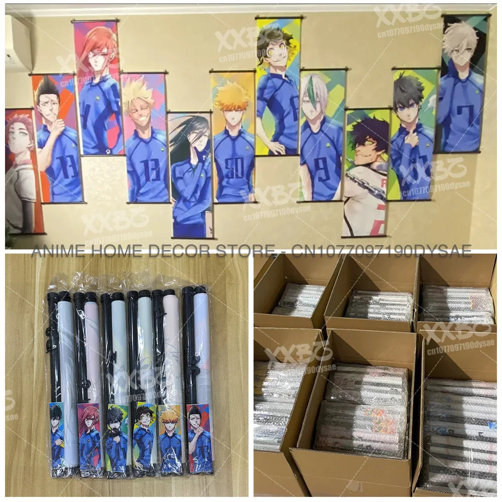 Naruto Posters Scroll Wall Decor Anime Hanging Nara Shikamaru Art Paintings Orochimaru