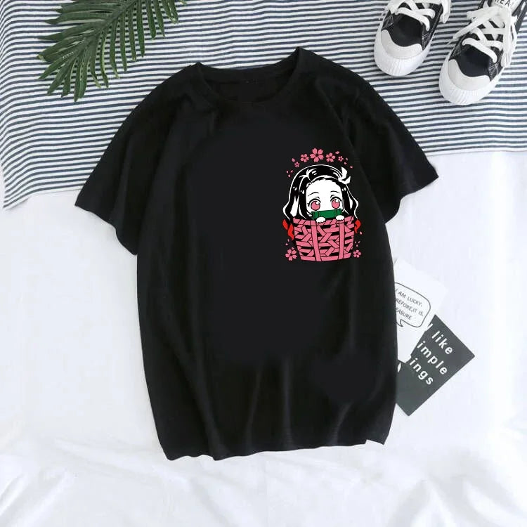 Kimetsu no Yaiba T-Shirt Tanjiro Kamado Anime Graphic Tee