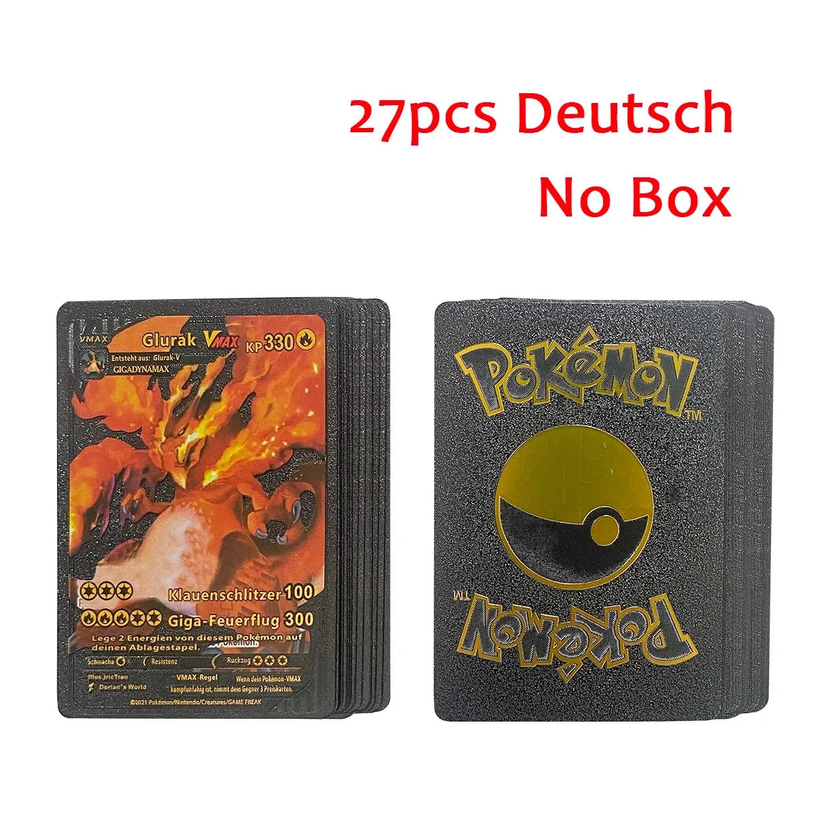 27–110 Stück Pokemon-Karten, Sammelkartenspielzeug