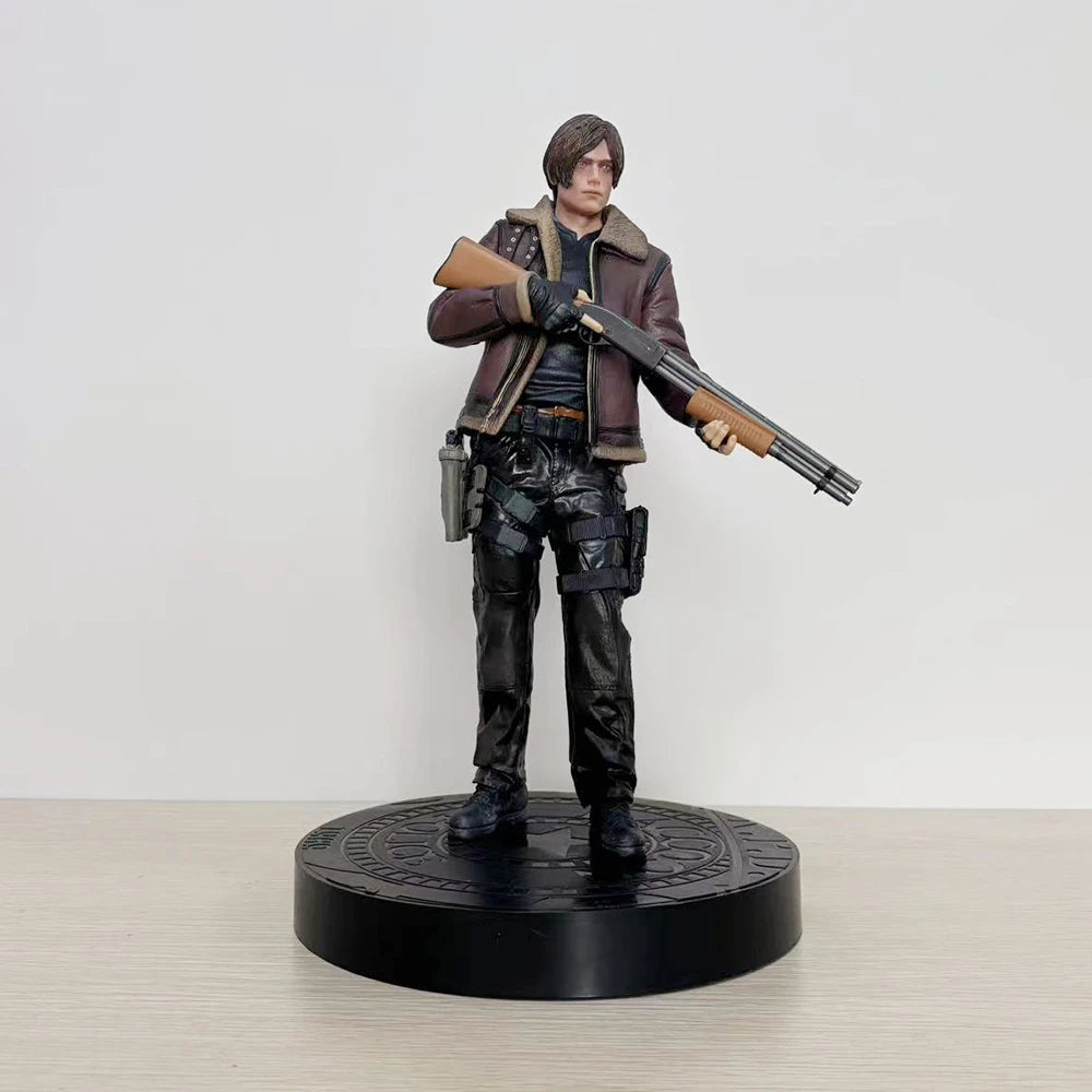 33 cm große Resident Evil Leon S. Kennedy-Figur – GK PVC-Actionmodellstatue und Sammlergeschenk