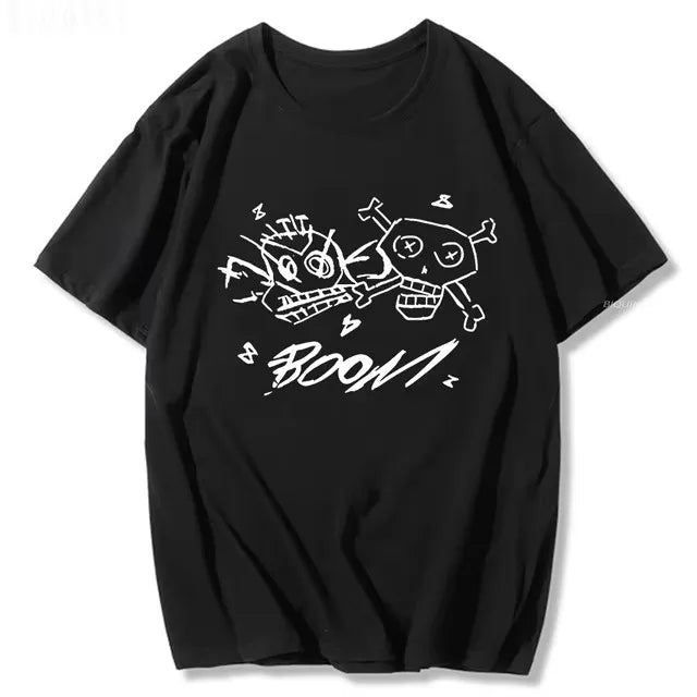 Jinx Arcane Monkey T-Shirt – Women’s Anime Cosplay Grunge Aesthetic Tee