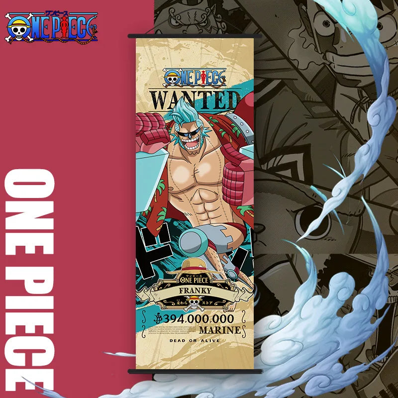 Bandai One Piece Poster Wallpaper Decoration Scroll Poster 25*70cm