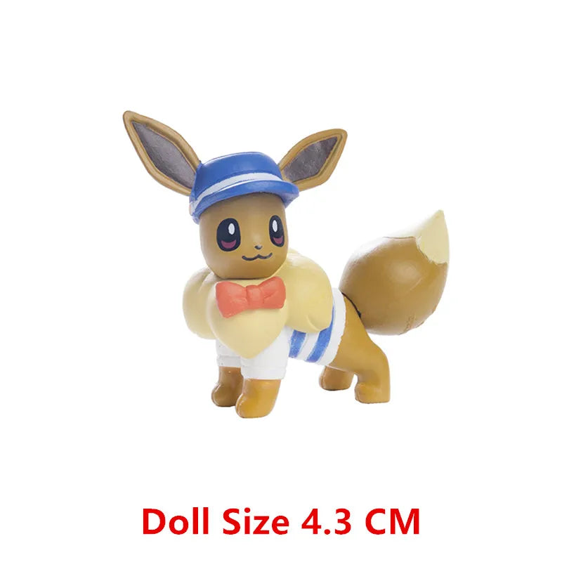 Pokemon 4-13Cm Neue Cartoons Film Anime Figur Pikachu Mewtwo Action Modell Spielzeug