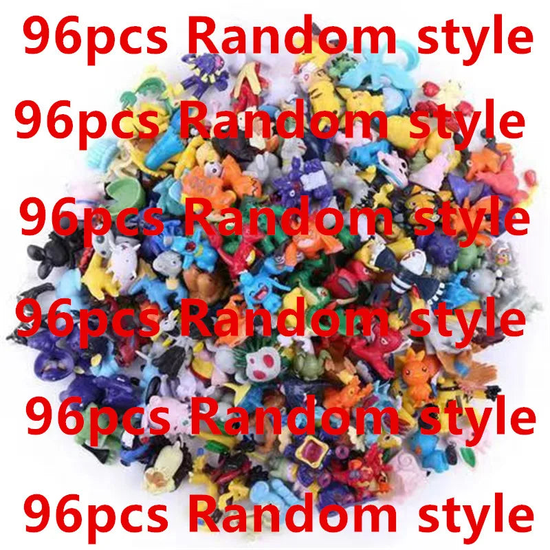 1-144 PCS Pokémon Gift Box – Christmas Action Figure Set with Genuine Pikachu & More Toys for Kids