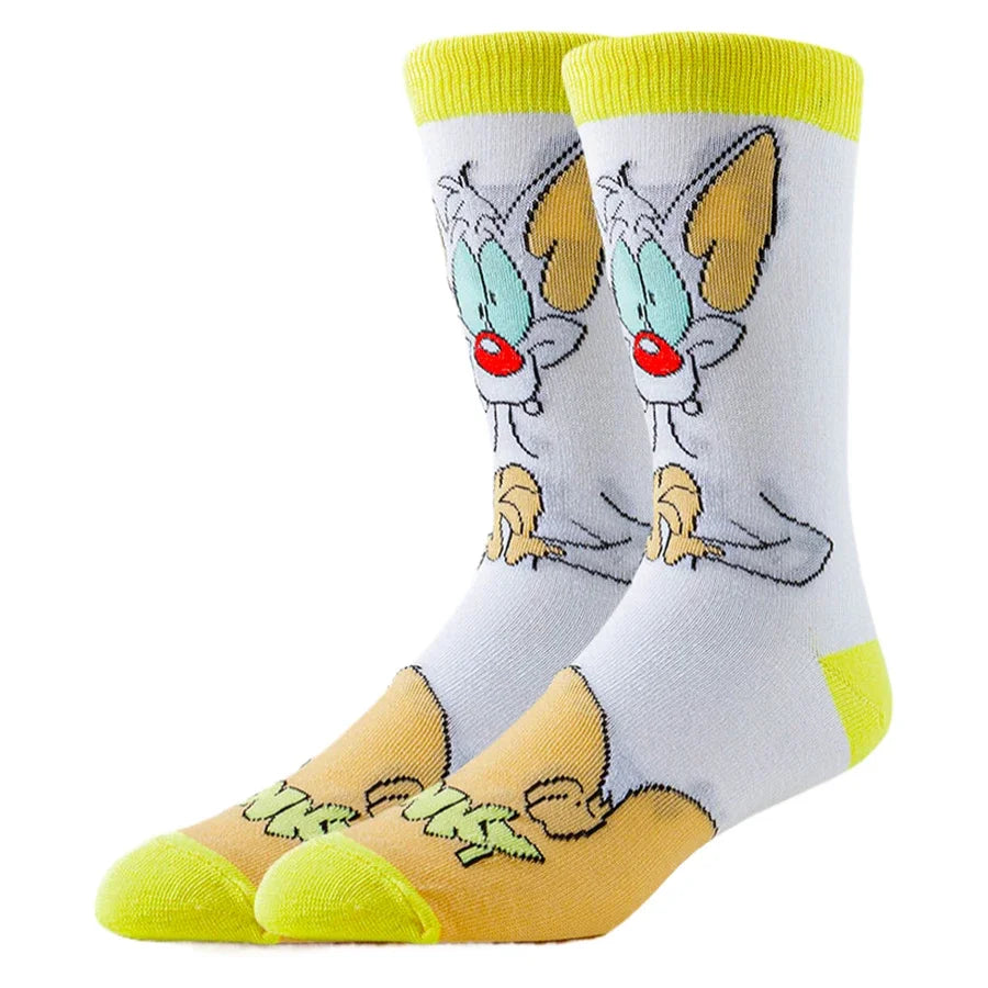 MINISO Disney Cartoon Anime Socken Herren Damen Neuheit Lustige Designer Socken