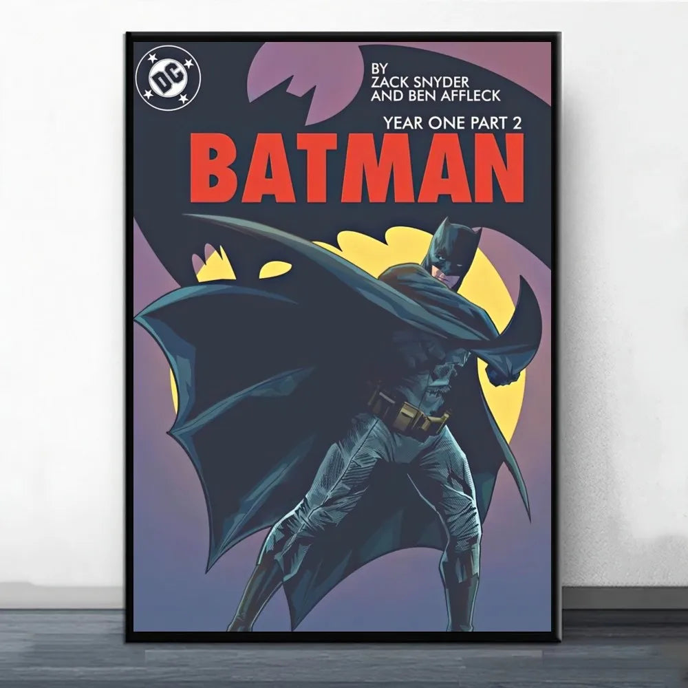 Beast Kingdom Batman Poster Painting Wall Pictures Decor Sticker