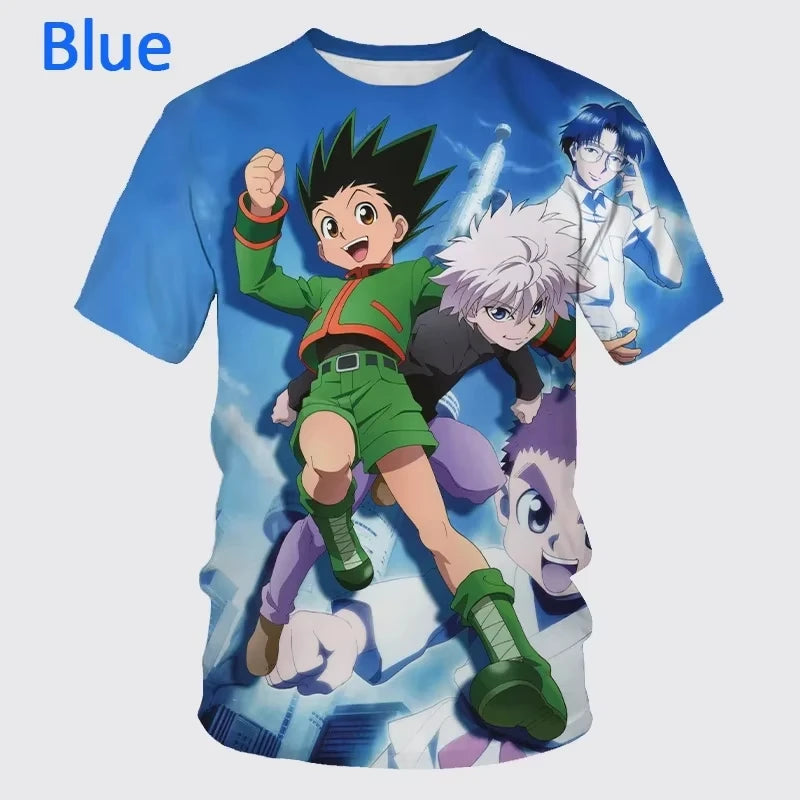 Hunter X Hunter 3D Print T-Shirt – Unisex Summer Fashion Harajuku Streetwear Tee