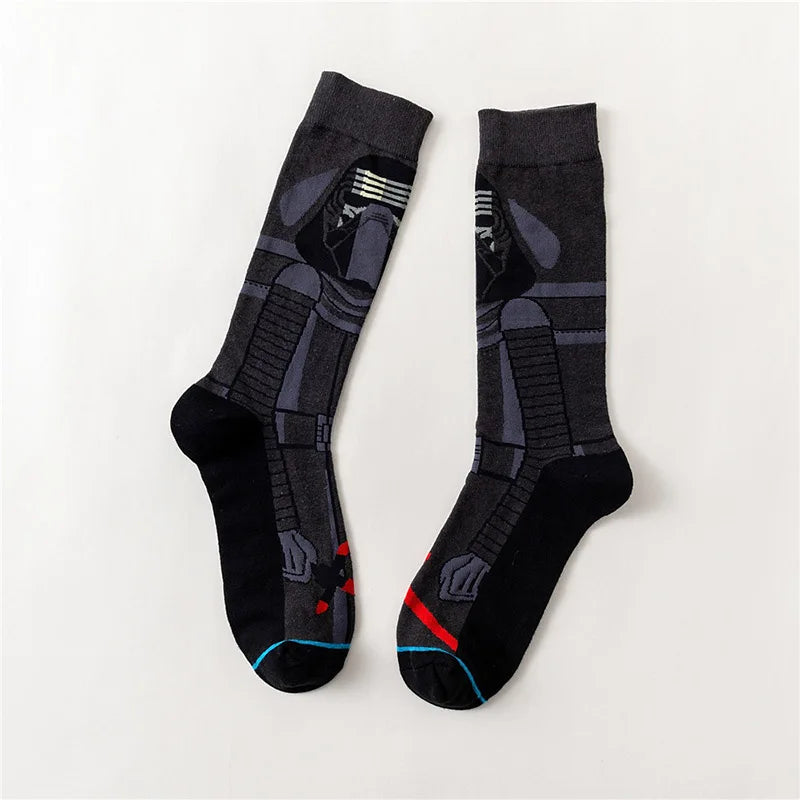 Star Wars Cosplay Socken – Lustige Yoda, R2-D2, Wookiee & Jedi Designs