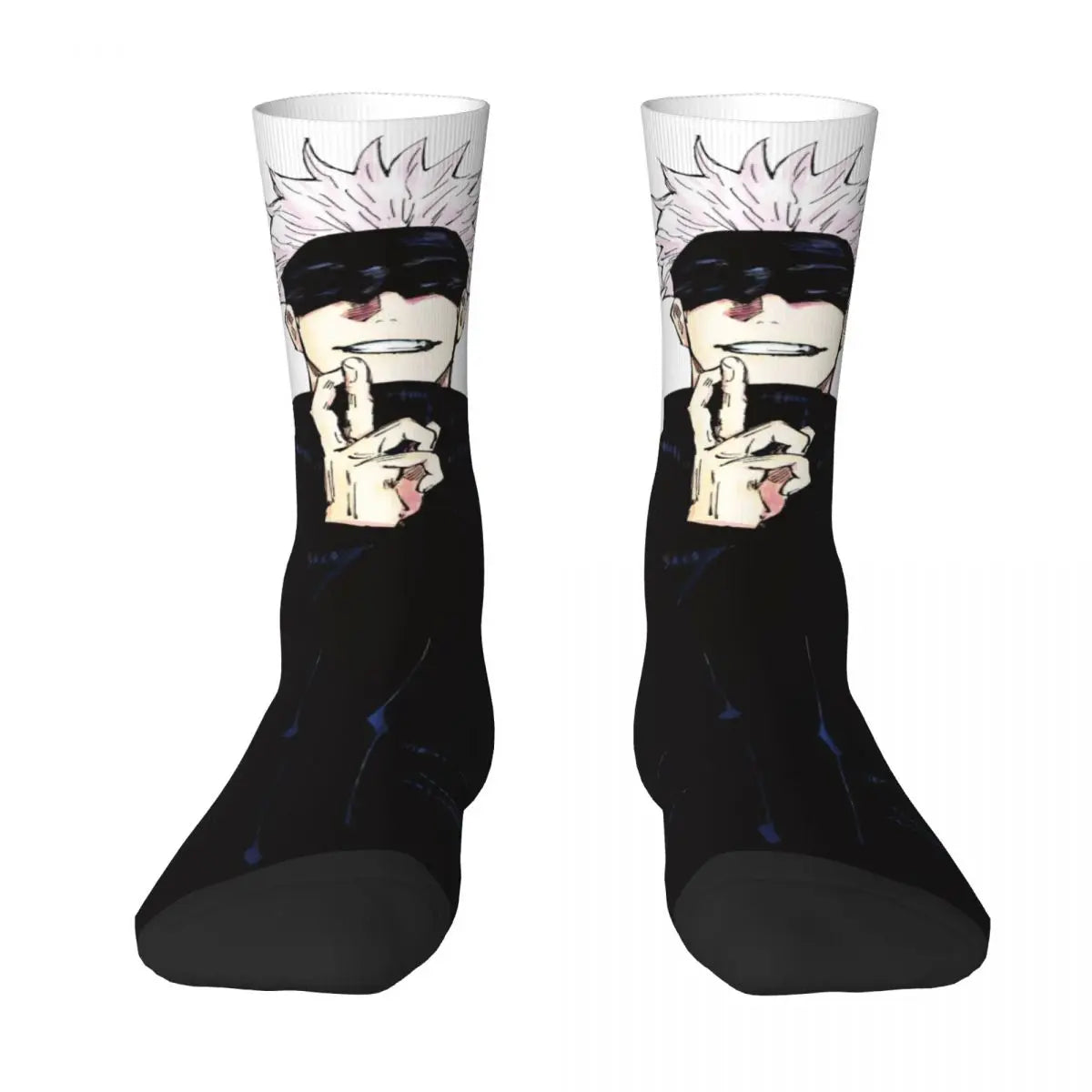 Jujutsu Kaisen Anime Socken, Satoru Gojo Unisex Socken W