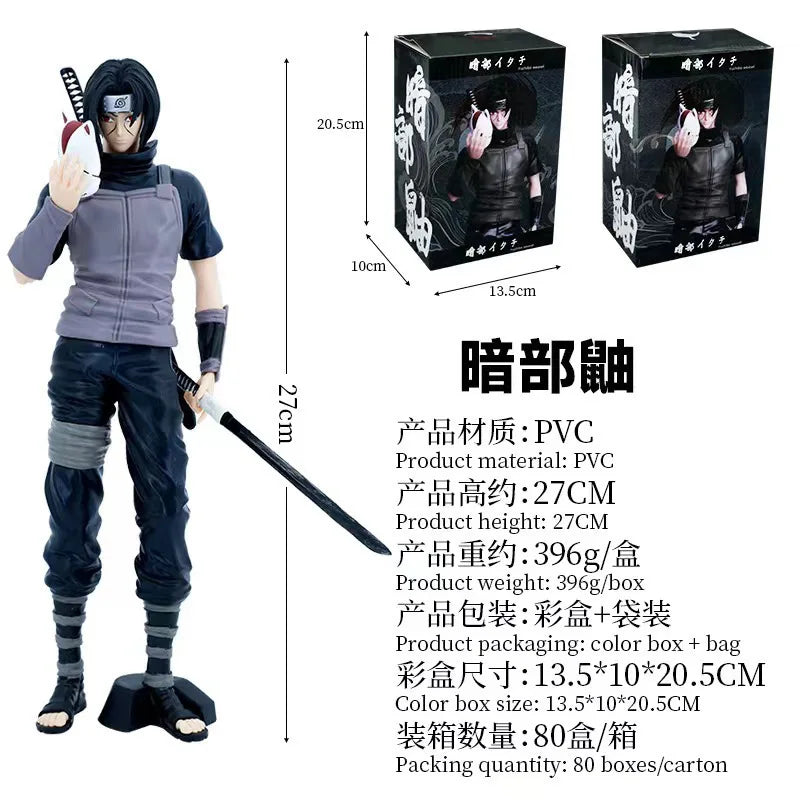 Figurine articulée Naruto Uchiha Itachi – Modèle de poupée à collectionner en PVC et cadeau de décoration