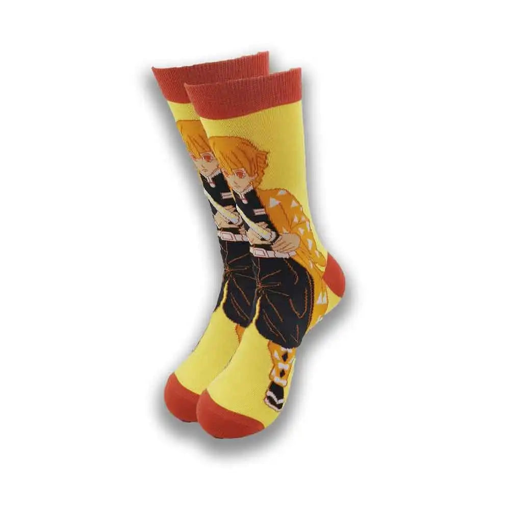Anime Cosplay Lange Socken – Wadensocken im Hip-Hop-Stil für Männer und Frauen
