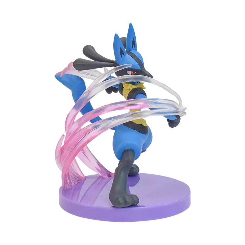 13cm Riolu Lucario Pokemon Action Modell Anime PVC Figur Statue Spielzeug mit Basis Dekoration