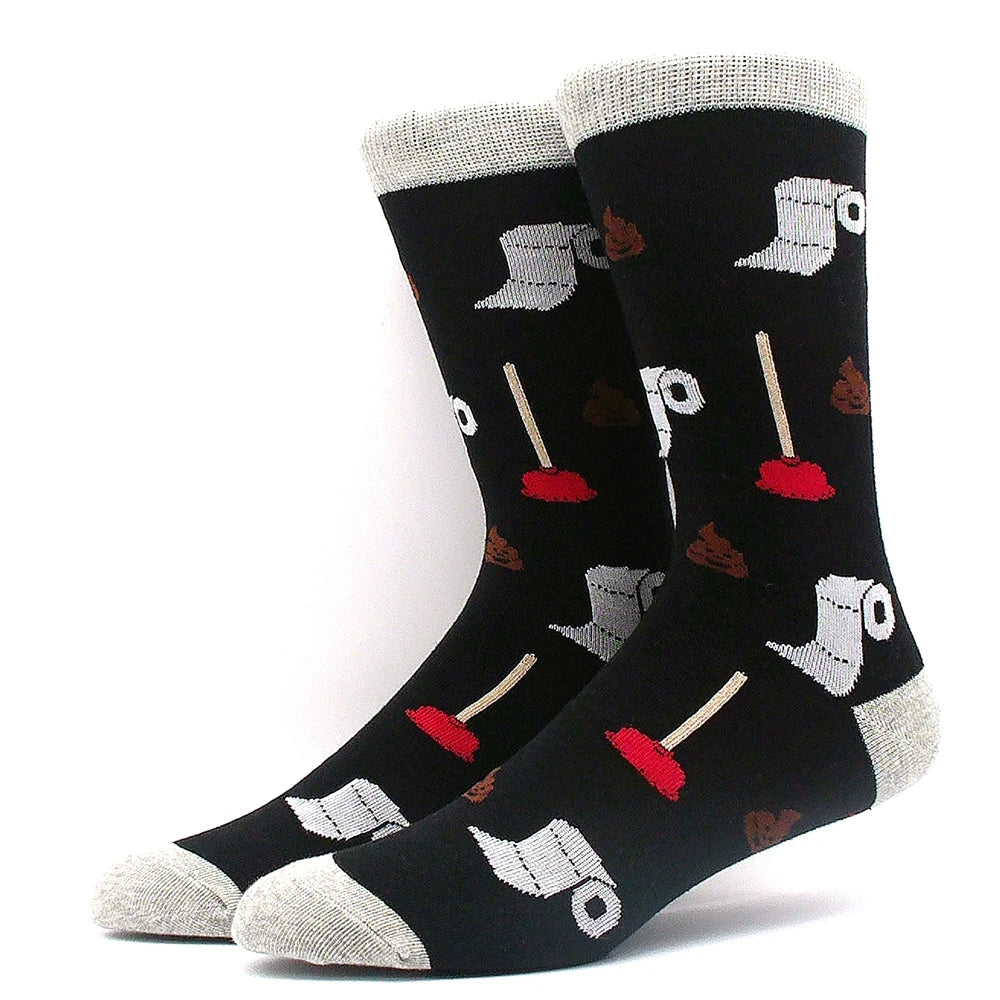 Lustige Alien- und Dinosauriersocken aus Baumwolle – Crazy Shark & Planet Designs