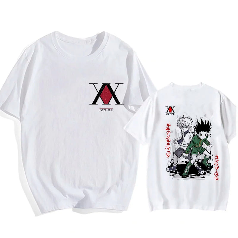 Kawaii Hisoka & Killua T-Shirt Hunter X Hunter Devil Eye Cartoon Anime Tee
