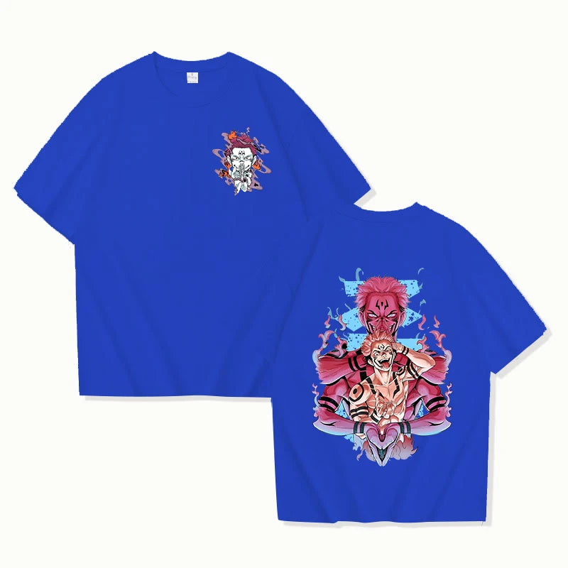 Cool Ryomen Sukuna Retro Anime T-Shirt