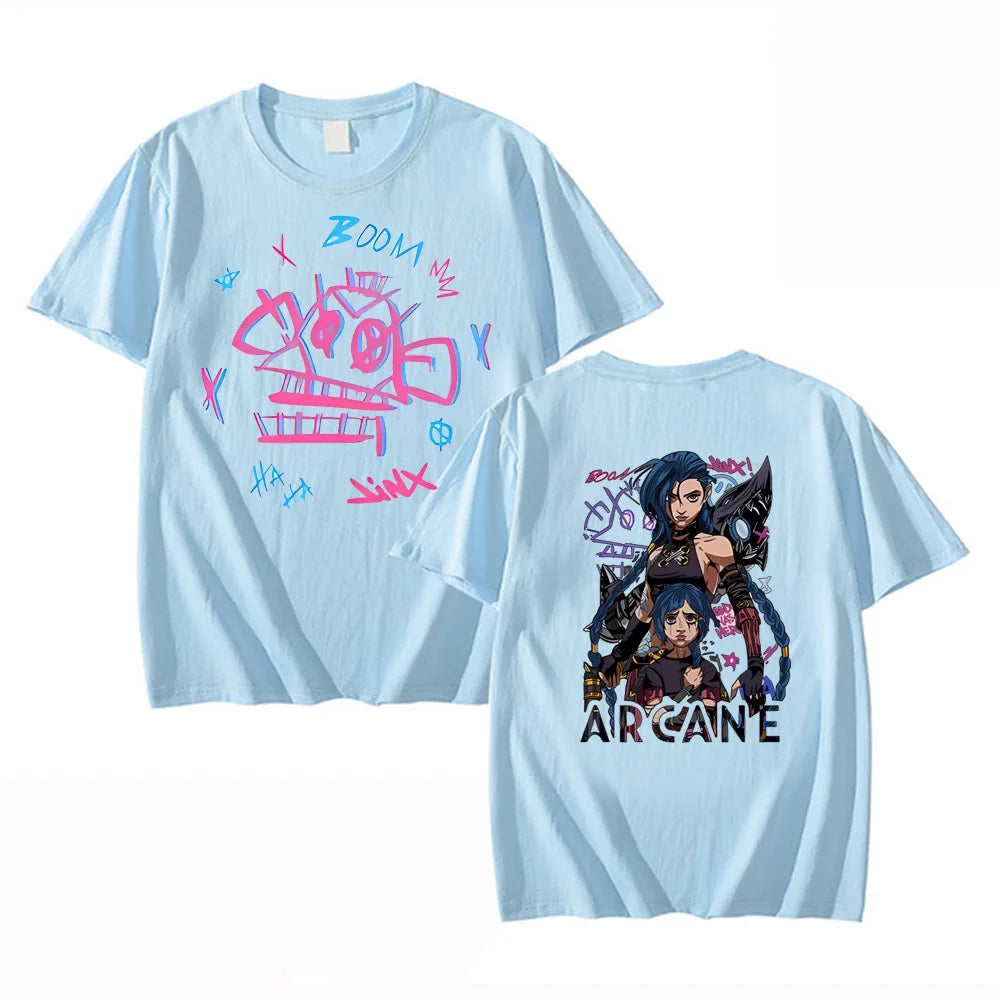 Jinx Arcane Cotton T-Shirt for Women & Men