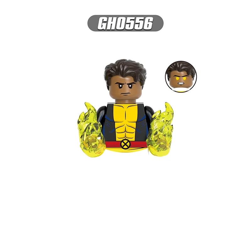 Marvel Mini Blocks – Doctor Doom, Cable und Mr. Sinister Actionfiguren, Bauspielzeugset für Kinder und Partygeschenke