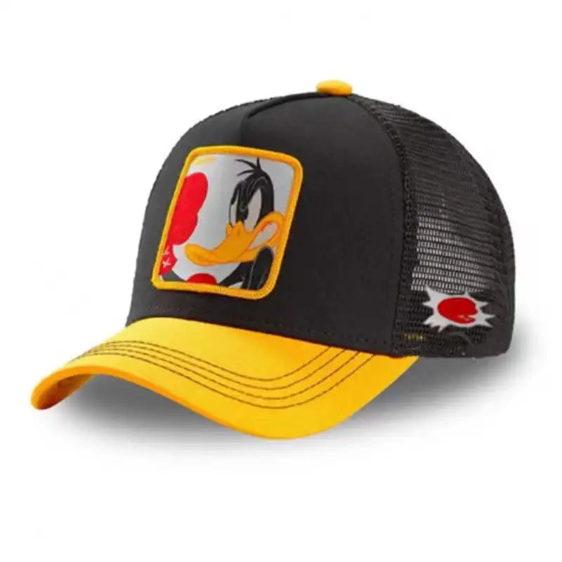 Verkürzte Spot High Version Kaninchen Ente Tier Cartoon Mesh Baseball Cap für Männer und Frauen Mode Hip-Hop-Stil
