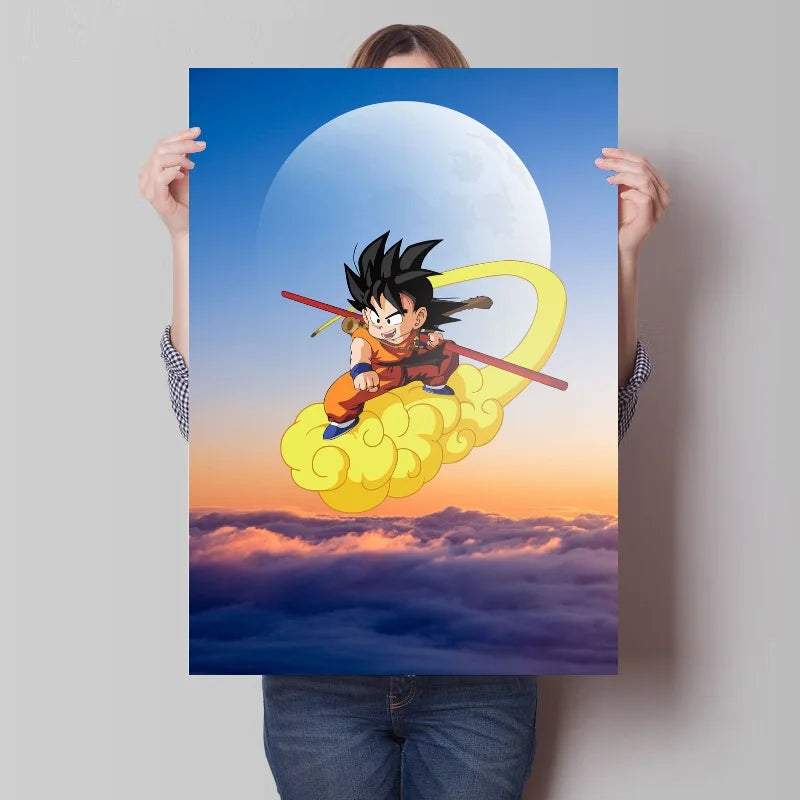 Canvas Painting Japan Bandai Anime Art Print Dragon Ball Classic Home Decor