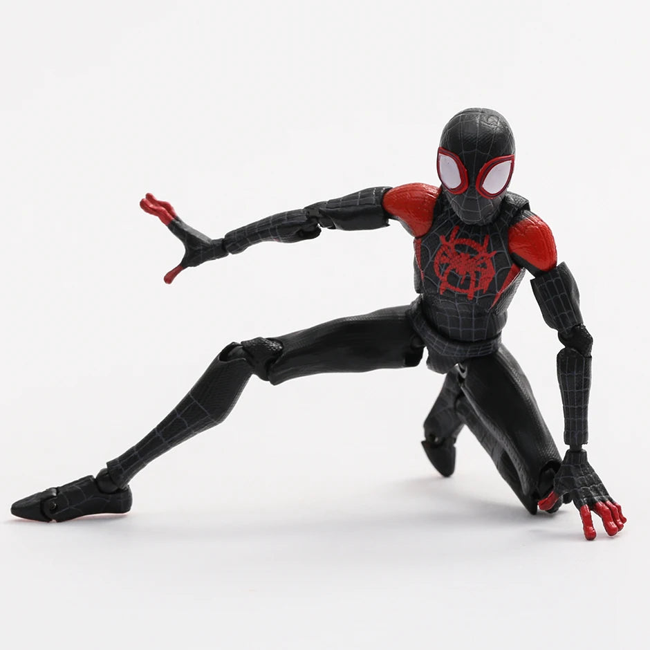 Sentinel Miles Morales SV-Actionfigur – Spider-Man Into the Spider-Verse Sammlermodell, Spielzeug und Geschenk