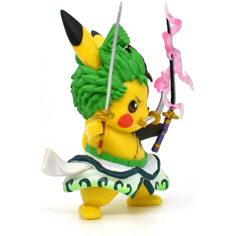 Pokémon Pikachu Roronoa Zoro Cosplay-Figur – GK-Kollektion