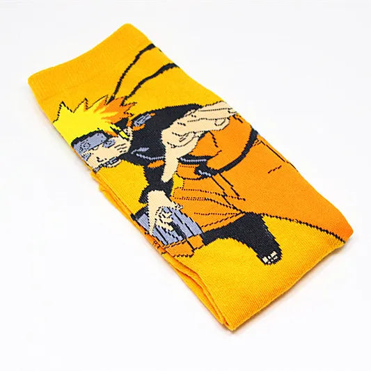 Socken mit Anime-Cartoon-Charakteren für Herren – Cosplay-Skateboard-Stil