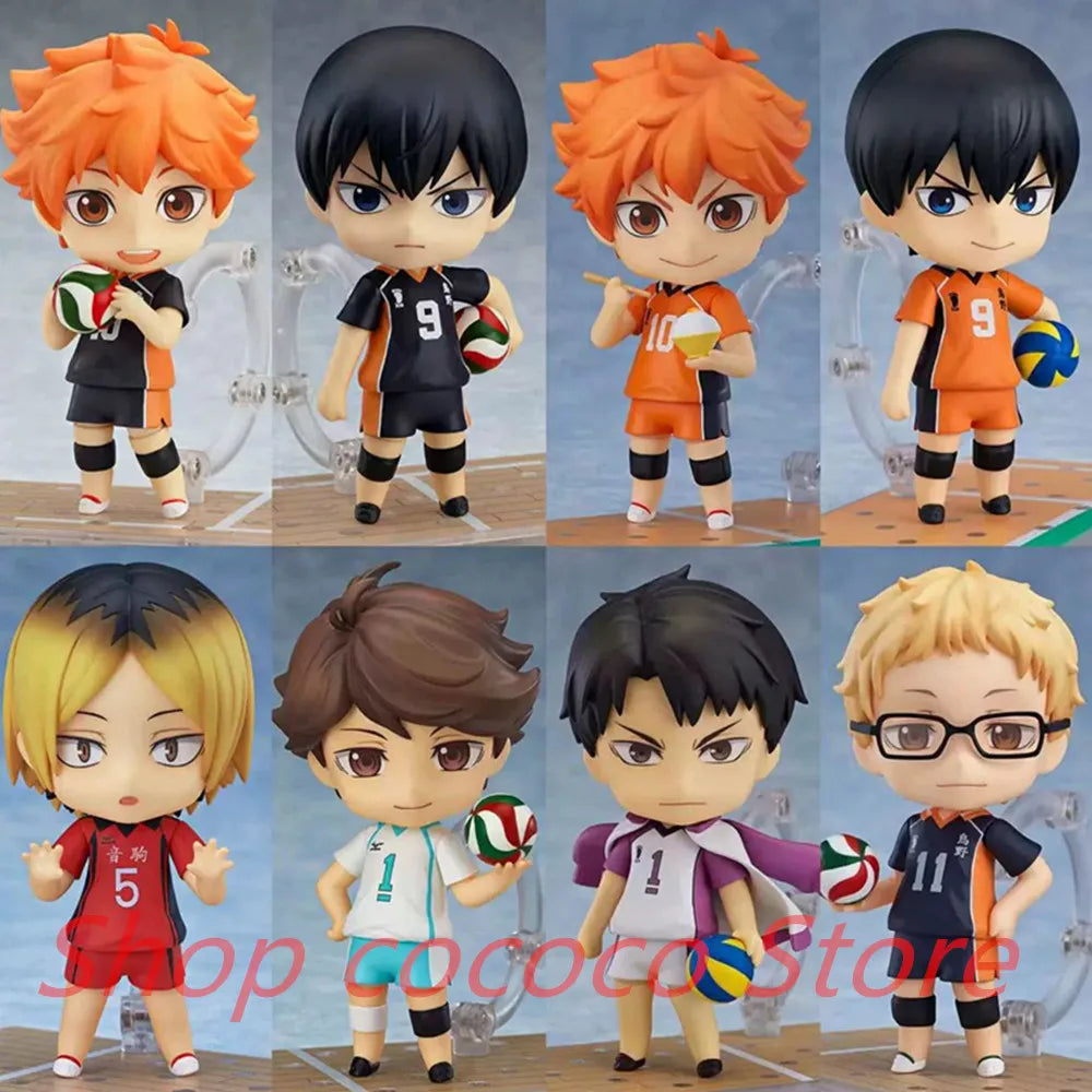 Haikyuu!! Animationsspiel-Peripheriegeräte Hinada Kageyama Nendoroid-Figuren