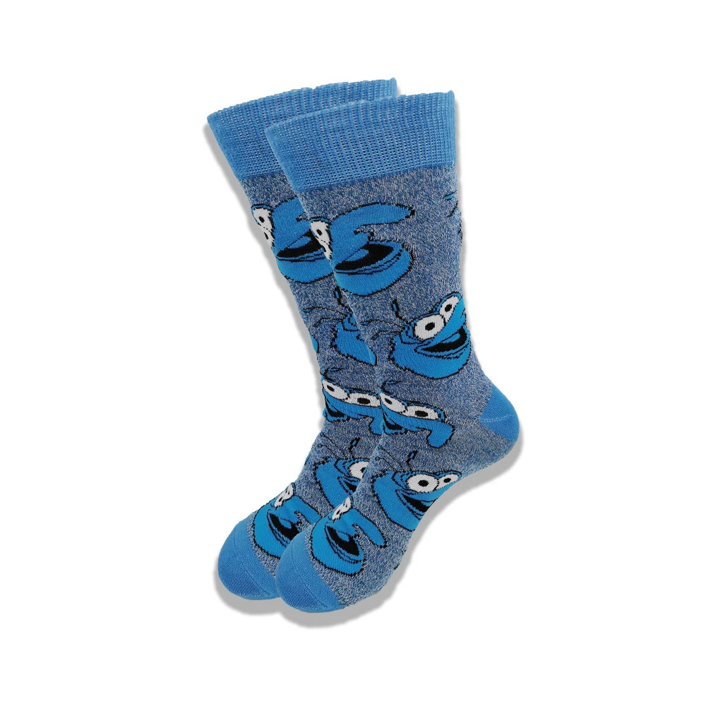 Lustige Socken mit Cartoon-Anime-Motiv – Hip-Hop-Aufdruck, originelle und bequeme Unisex-Skateboard-Crew-Socken