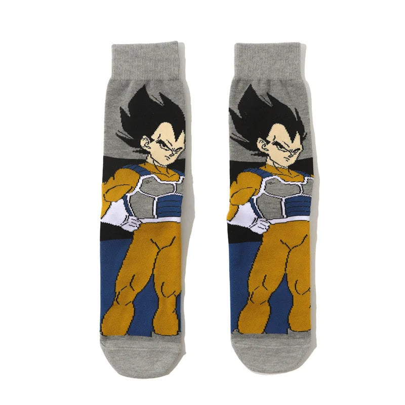 Dragon Ball Son Goku Anime Socken Hip Hop Print Skateboard Socken Casual Baumwolle