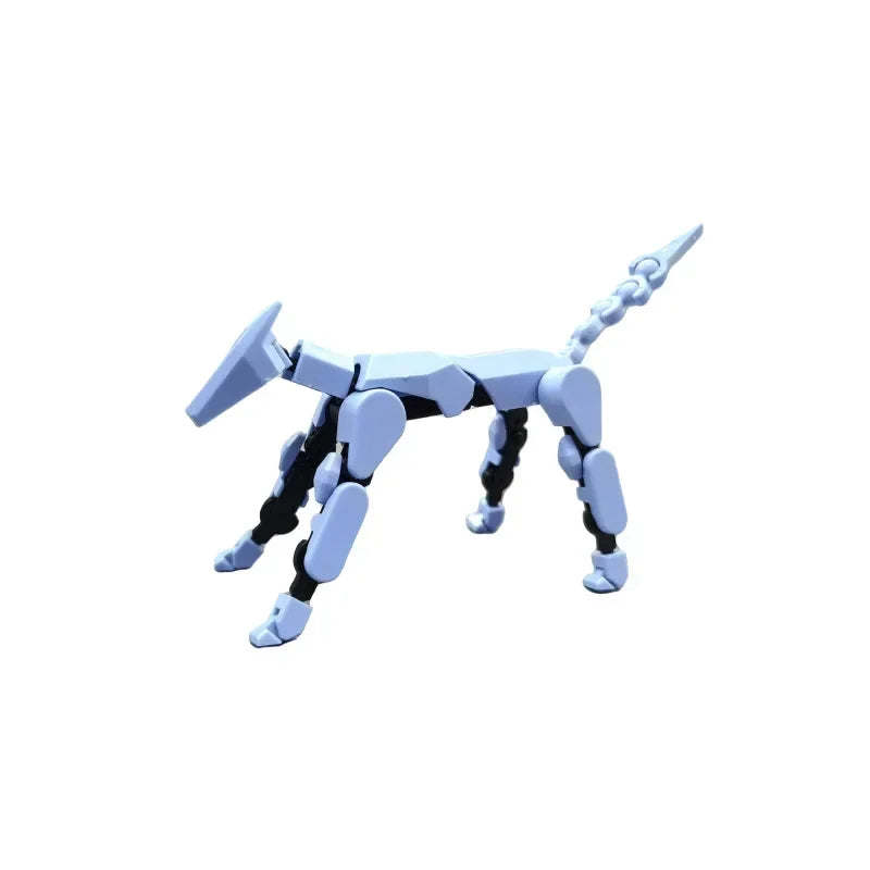 DIY leuchtender T13 Shapeshift-Roboter und Hund – 3D-gedruckte bewegliche Actionfiguren